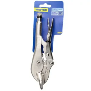Pinza para hojalatero de presión cromada de 8"