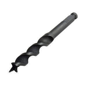 Broca para madera de acero alcarbono tipo gusano 3/8" zanco 2 en 1