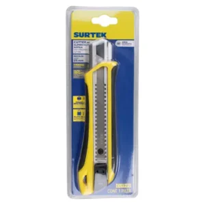 Cutter con cuerpo de plásticode 25 mm, cambio automático de navaja