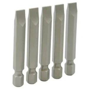 Punta plana para destornillador hexágono de 1/4", 1/4" x 2"