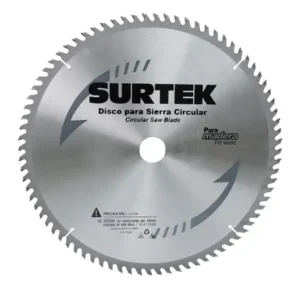 Disco para sierra circular para corte madera 80 dientes, 10"