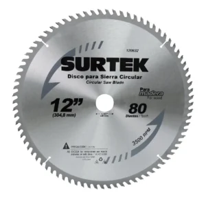 Disco para sierra circular para corte madera 40 dientes, 7-1/4"