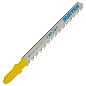 Segueta para sierra caladora zanco tipo T para corte recto, acabado fino, 100 mm, 10dpp