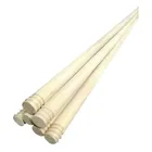 Bastón de Madera con Rosca para Escoba y Trapeador
