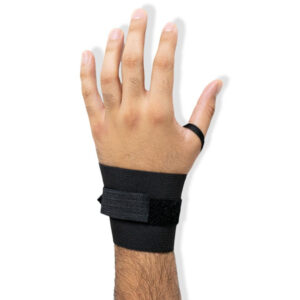 Muñequera de Mano de 3" Y/O 4" Pulgadas con Dedal