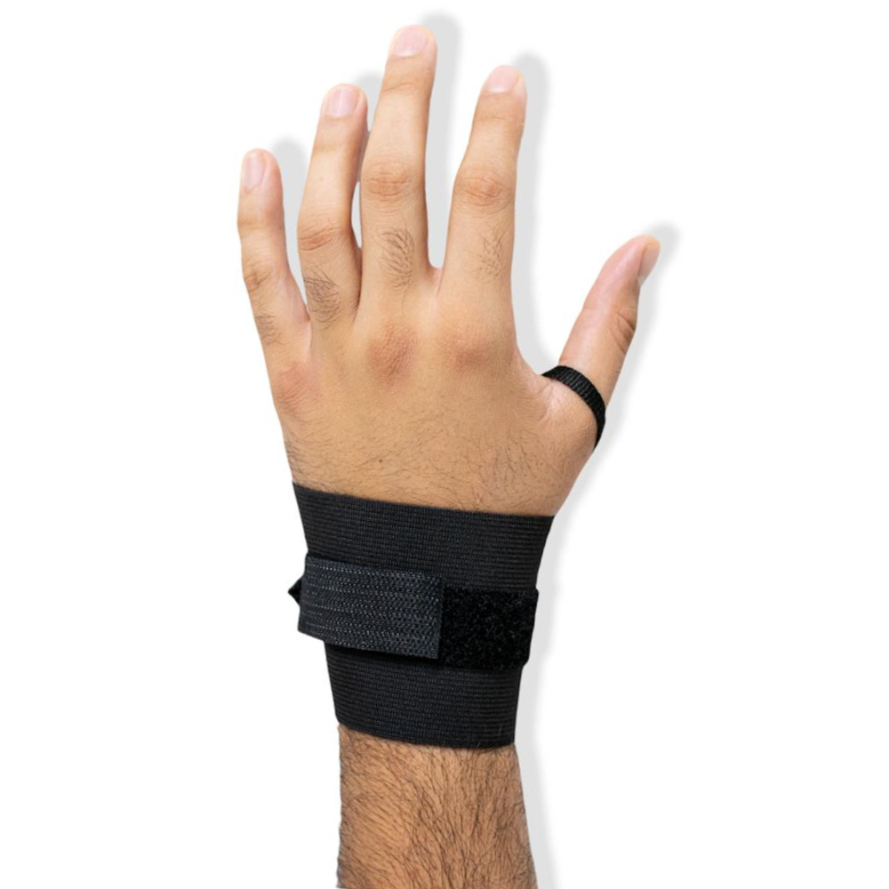 Muñequera de Mano de 3" Y/O 4" Pulgadas con Dedal