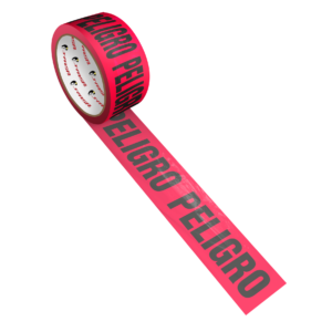Cinta roja leyenda “PELIGRO”