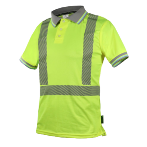 Camisa de cuello tipo polo de alta visibilidad