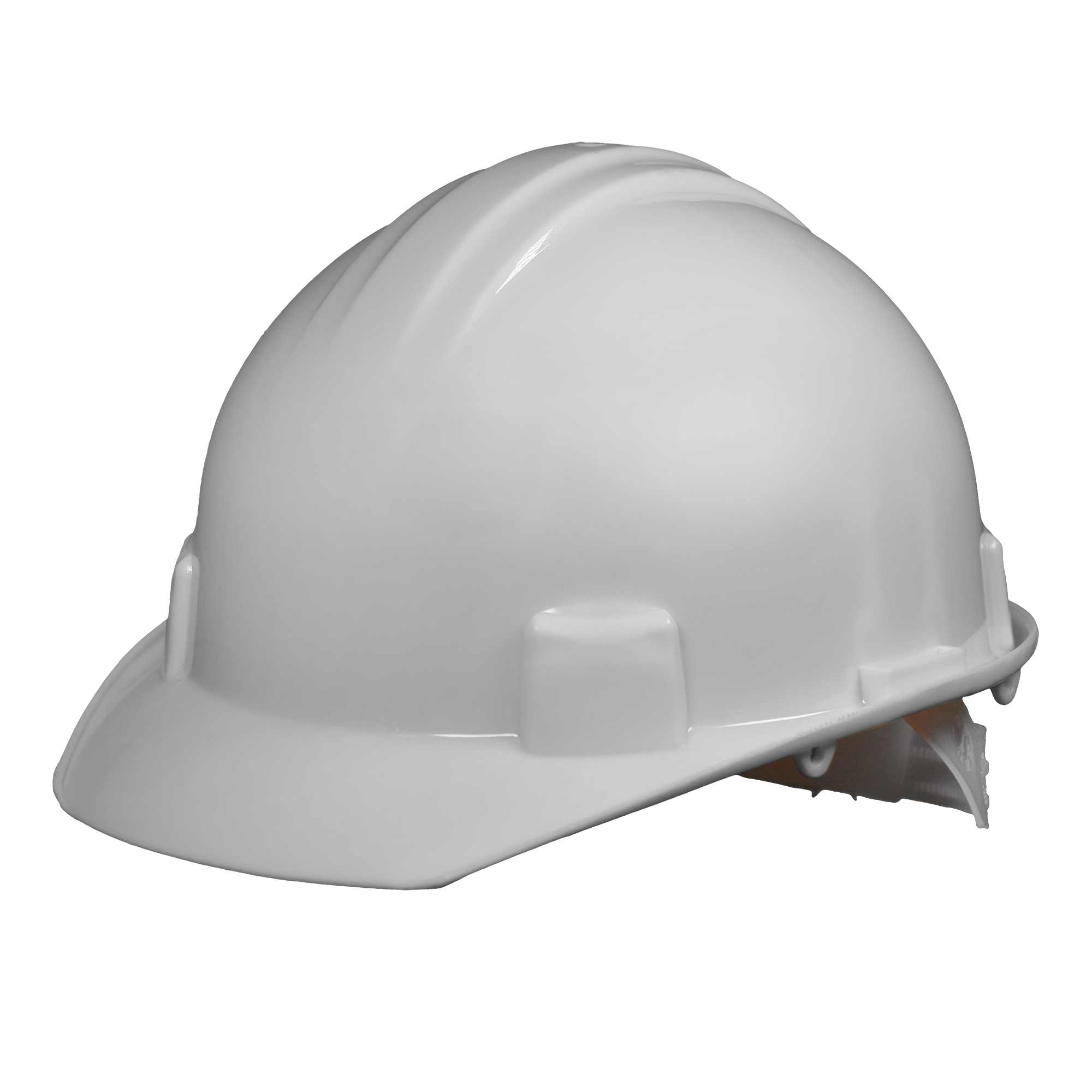 Casco dieléctrico suspensión plástica de 6 puntos.
